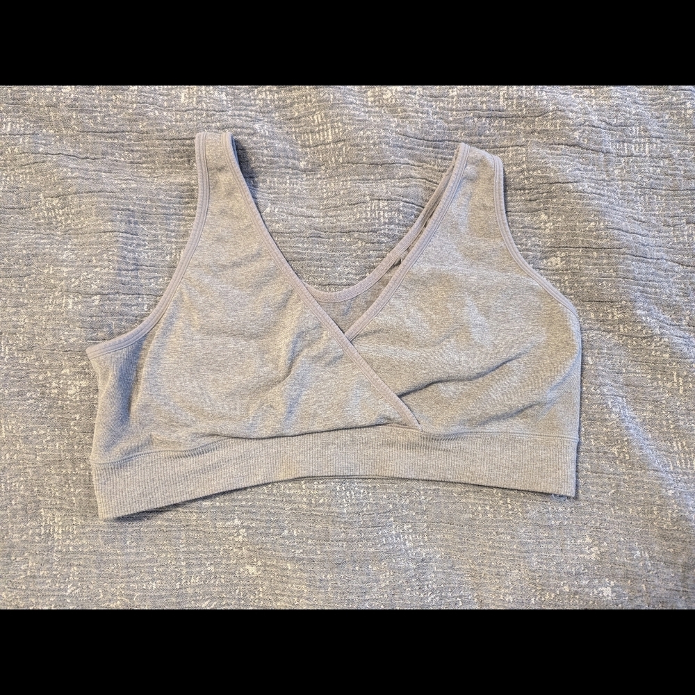 H&M Light Gray Crossover Bralette
